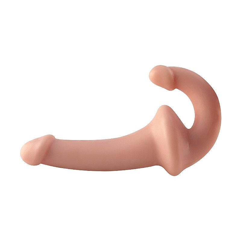Prótese Dupla Strap On em Silicone com Glande Definida - Big Dildo 2 | Disponível em 2 Cores - 5