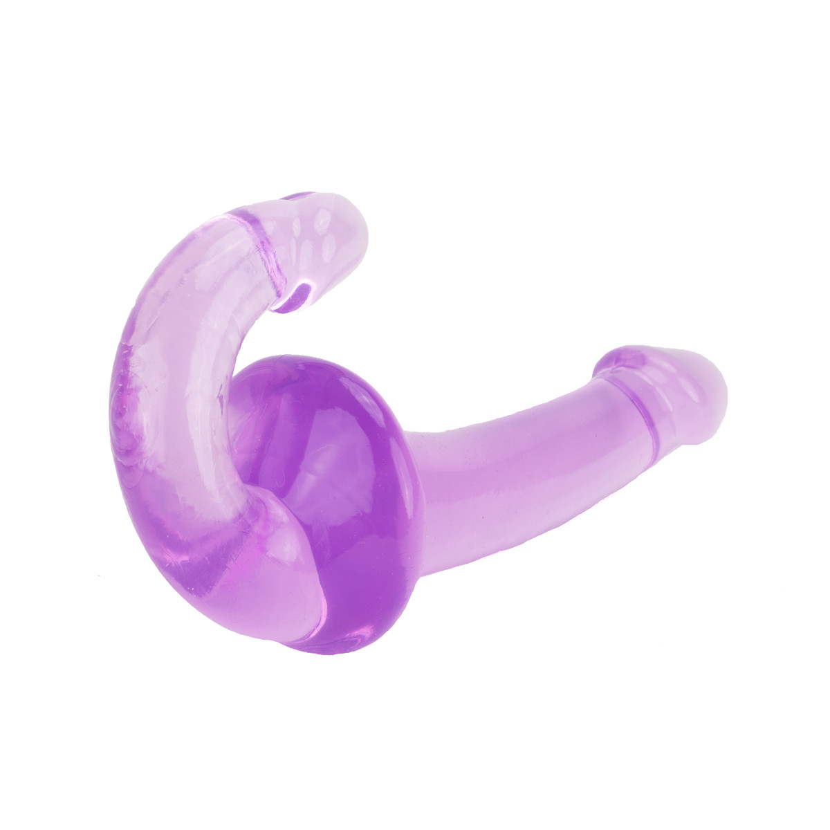 Prótese Dupla Strap On em TPE com Plug Vaginal de Ponto G - Dildo Ultra-Realistic | 12,5 x 3 cm | Disponível em 2 Cores - 4