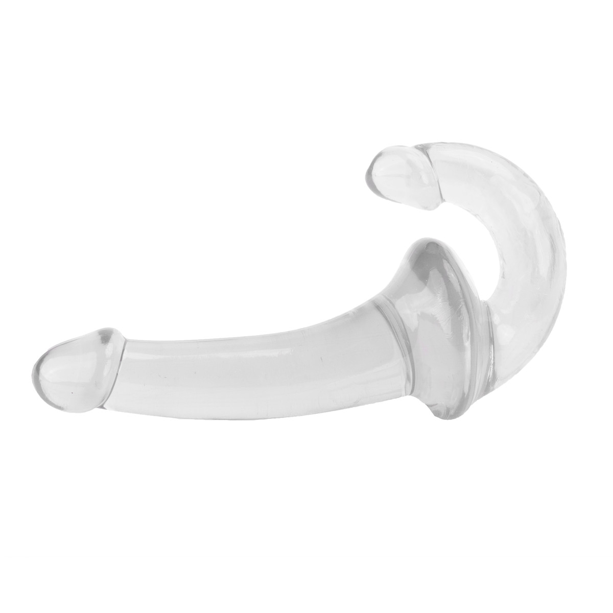 Prótese Dupla Strap On em TPE com Plug Vaginal de Ponto G - Dildo Ultra-Realistic | 12,5 x 3 cm | Disponível em 2 Cores - 8