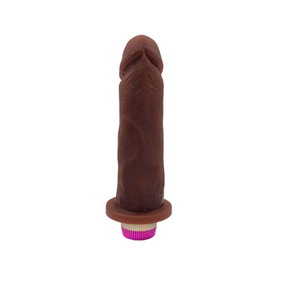 Foto 6 do produto Prótese em Forma de Pênis com Veias Salientes, Glande e Vibrador Multivelocidade - Pura Luxúria - 16,5 x 4,3 cm | Disponível em 3 Cores