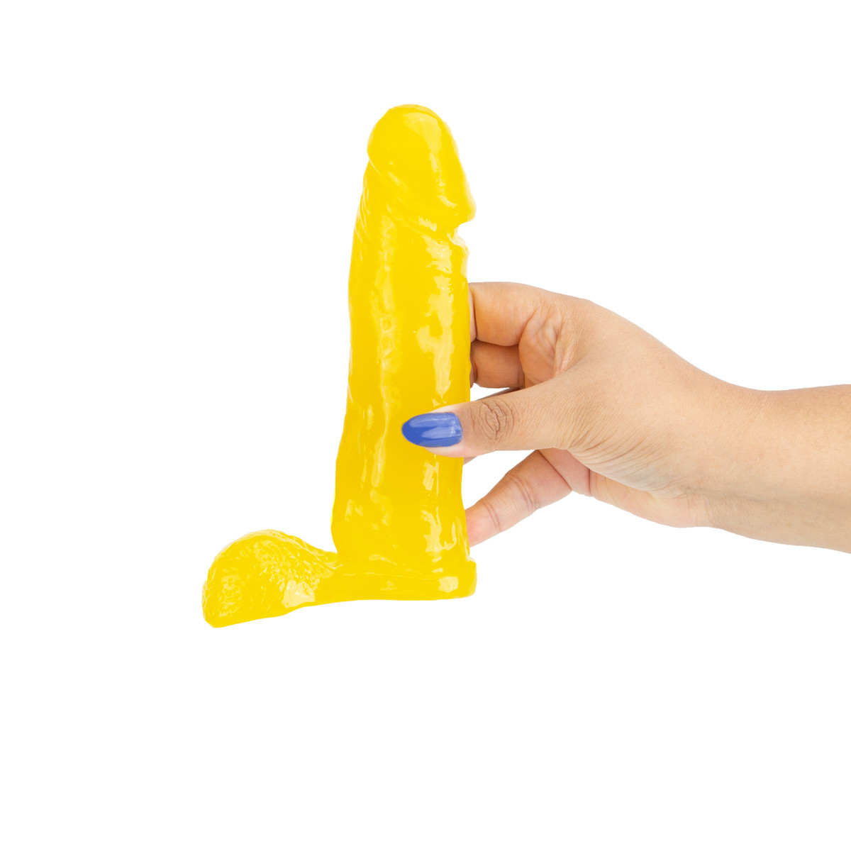 Prótese Peniana com Glande e Escroto em Gel - Adão & Eva | 17x 4,4 cm - 4