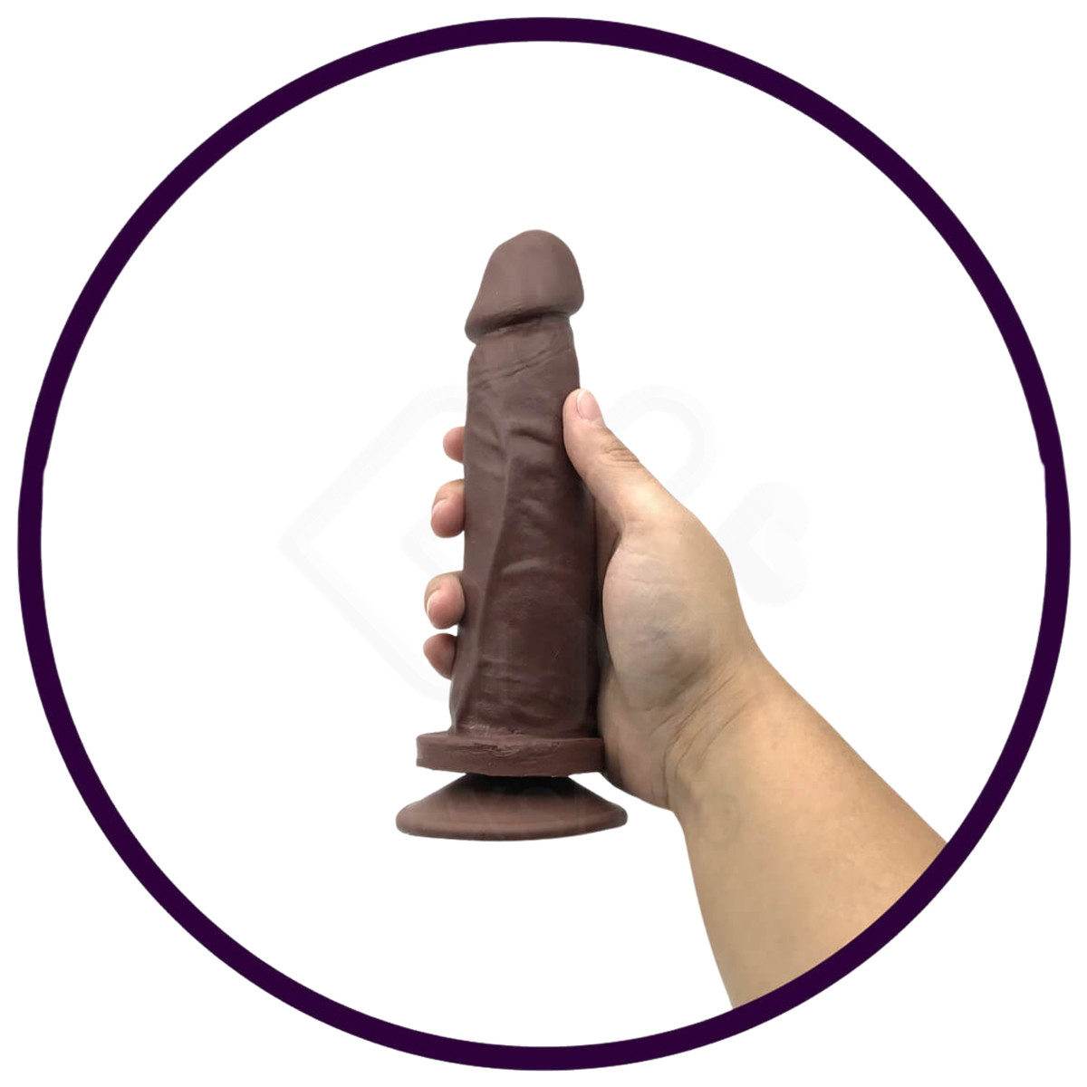 Prótese em Formato de Pênis com Glande Definida e Ventosa - Real Peter | 15,5 x 4 cm | Disponível em 3 cores - 15