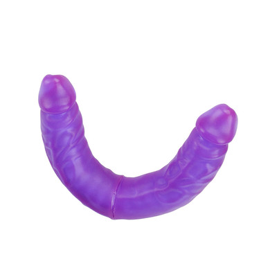 Foto 2 do produto Prótese no Formato de Pênis Realístico em Jelly com Ponta Dupla e Vertebrado - Magic Sexy | 33 x 3,9 cm | Disponível em 7 Cores
