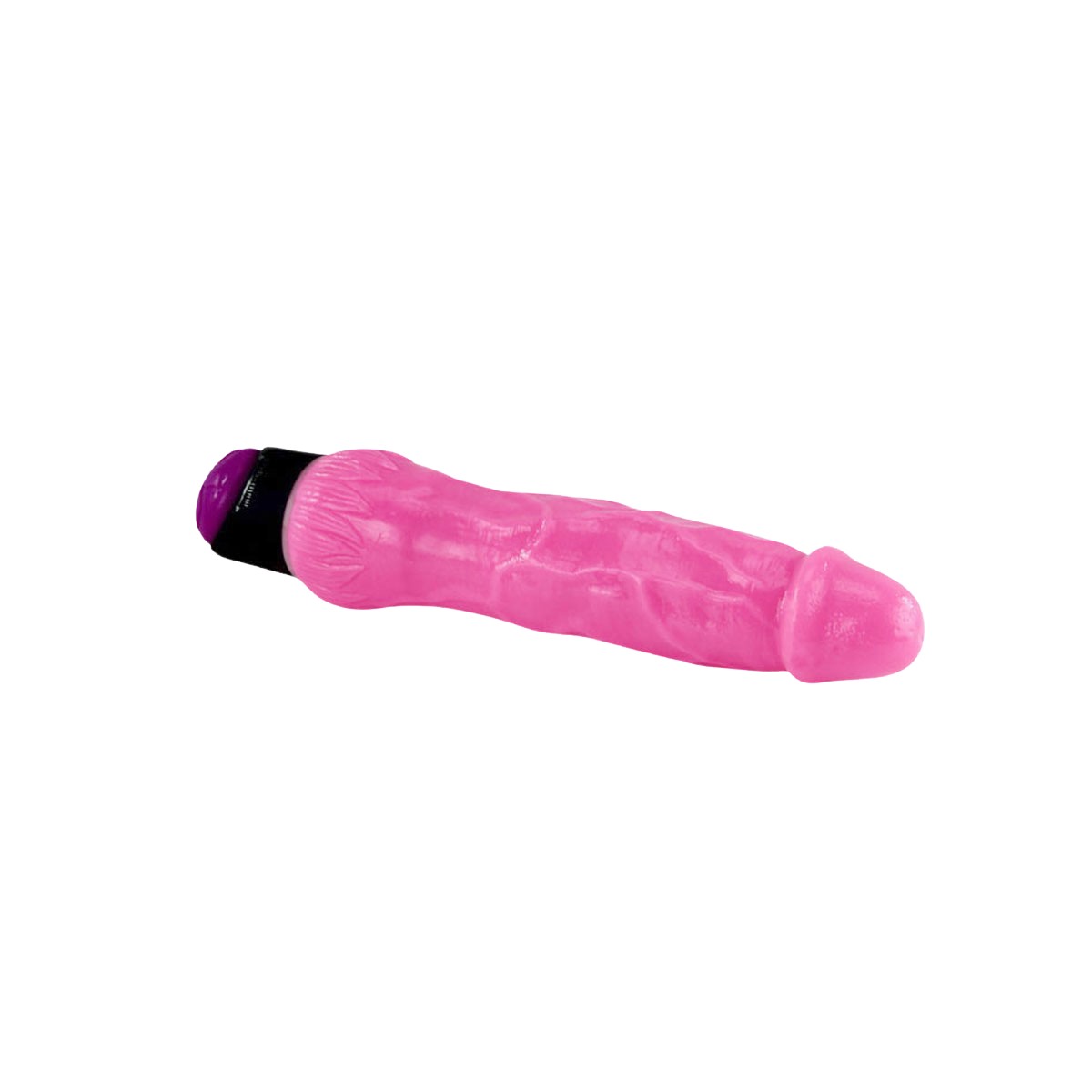 Prótese em TPR no Formato Realístico de Pênis com Glande Definida, Veias e Vibração Multivelocidade - Pink Vibe | 19 x 4,1 cm - 4