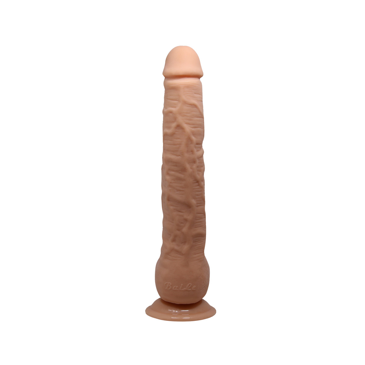 Prótese Gigante em Formato Realístico de Pênis em TPR com Veias, Escroto, Glande e Ventosa - Lybaile Beautiful Dick | 21,5 x 4,5 cm - 3