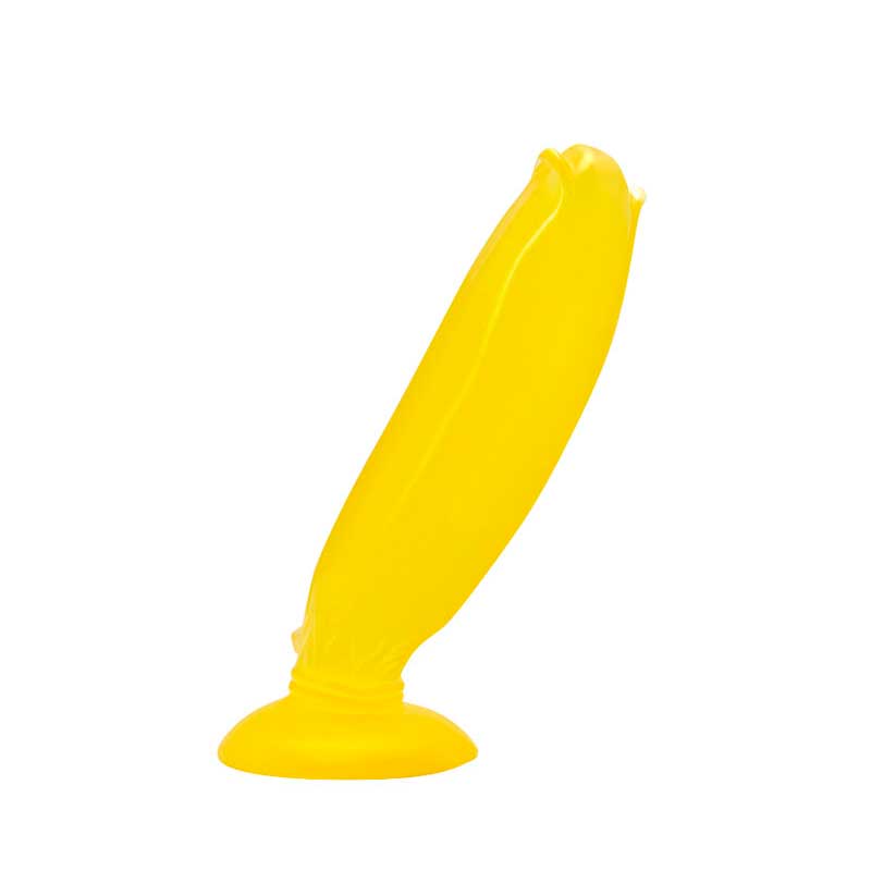 Prótese Peniana Divertida em Formato de Banana com Ventosa - Passionate Fruit | 15 x 3,9 cm - 4