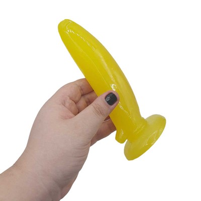 Foto 6 do produto Prótese Peniana Divertida em Formato de Banana com Ventosa - Passionate Fruit | 15 x 3,9 cm