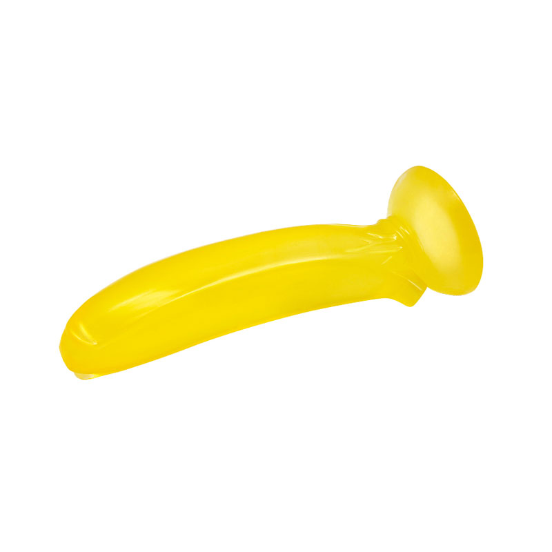 Prótese Peniana no Formato de Banana com Ventosa - Passionate Fruit | 15 x 3,3 cm - 5