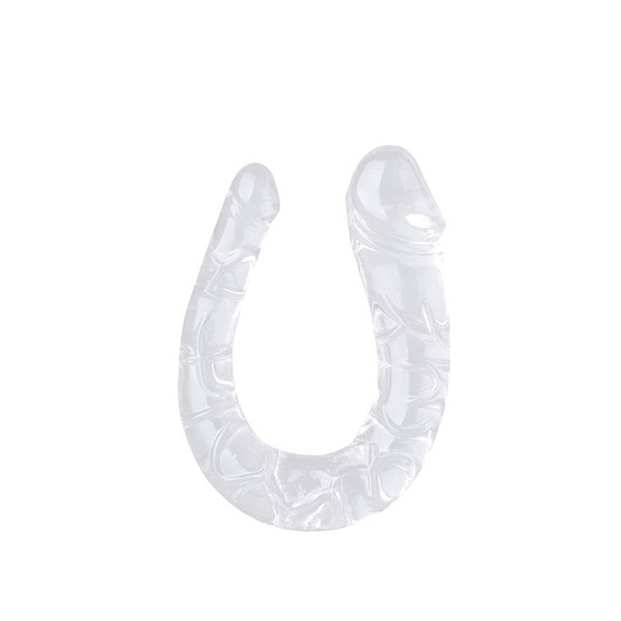 Prótese Peniana Dupla em Jelly com Glande Definida e Veias - Double Dong | 28 x 3,2 cm | Disponível em 4 Cores - 3