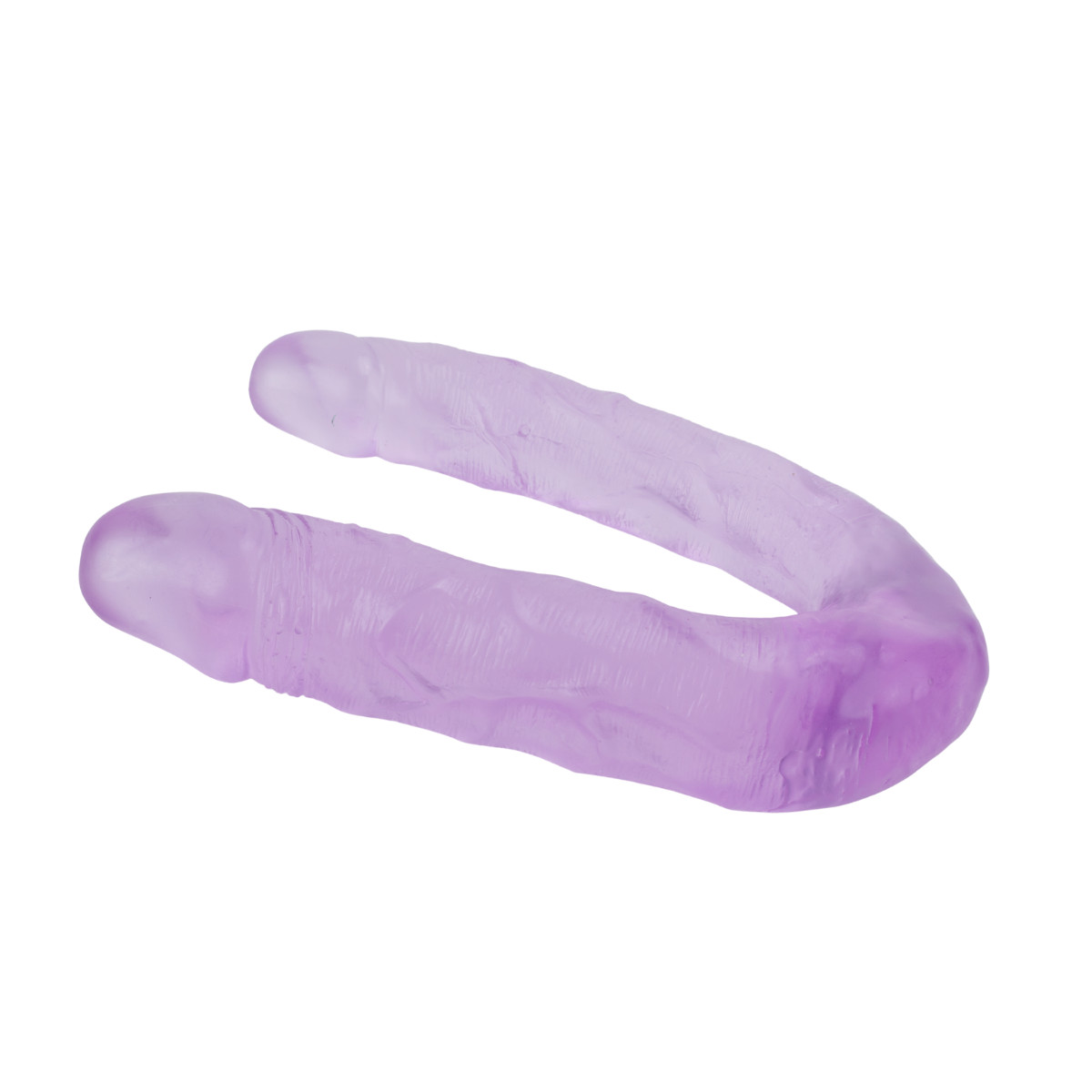 Prótese Peniana Dupla em PVC Translúcido com Glande e Texturas - Chisa Hi-Rubber 13" | 39 x 3,3 cm | Disponível em 2 Cores - 2