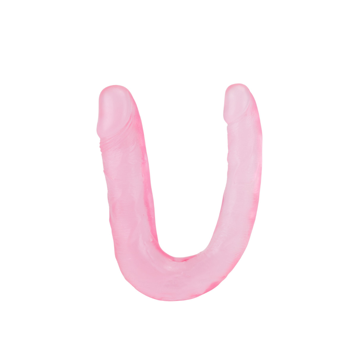 Prótese Peniana Dupla em PVC Translúcido com Glande e Texturas - Chisa Hi-Rubber 13" | 39 x 3,3 cm | Disponível em 2 Cores - 5