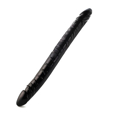 Prótese Peniana Dupla em Silicone com Glandes Definidas e Veias Massageadoras - Mimosa Love | 34 x 3 cm