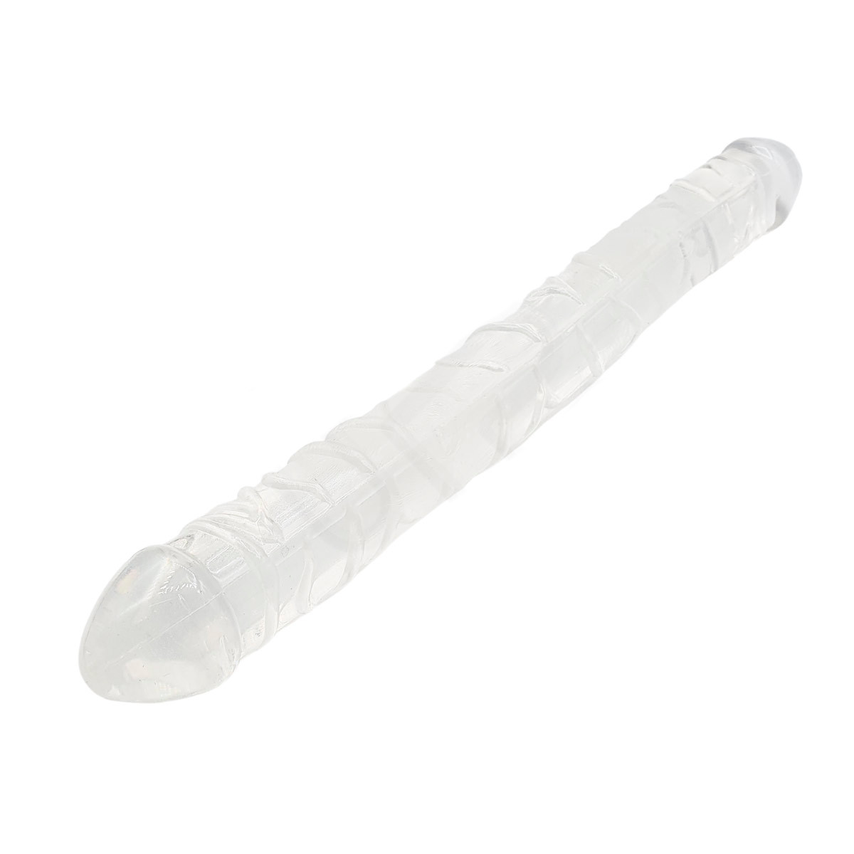 Prótese Peniana Dupla em Silicone com Glande Definida e Veias Salientes - Purple | 34 x 3,3 cm | Disponível em 2 Cores - 5