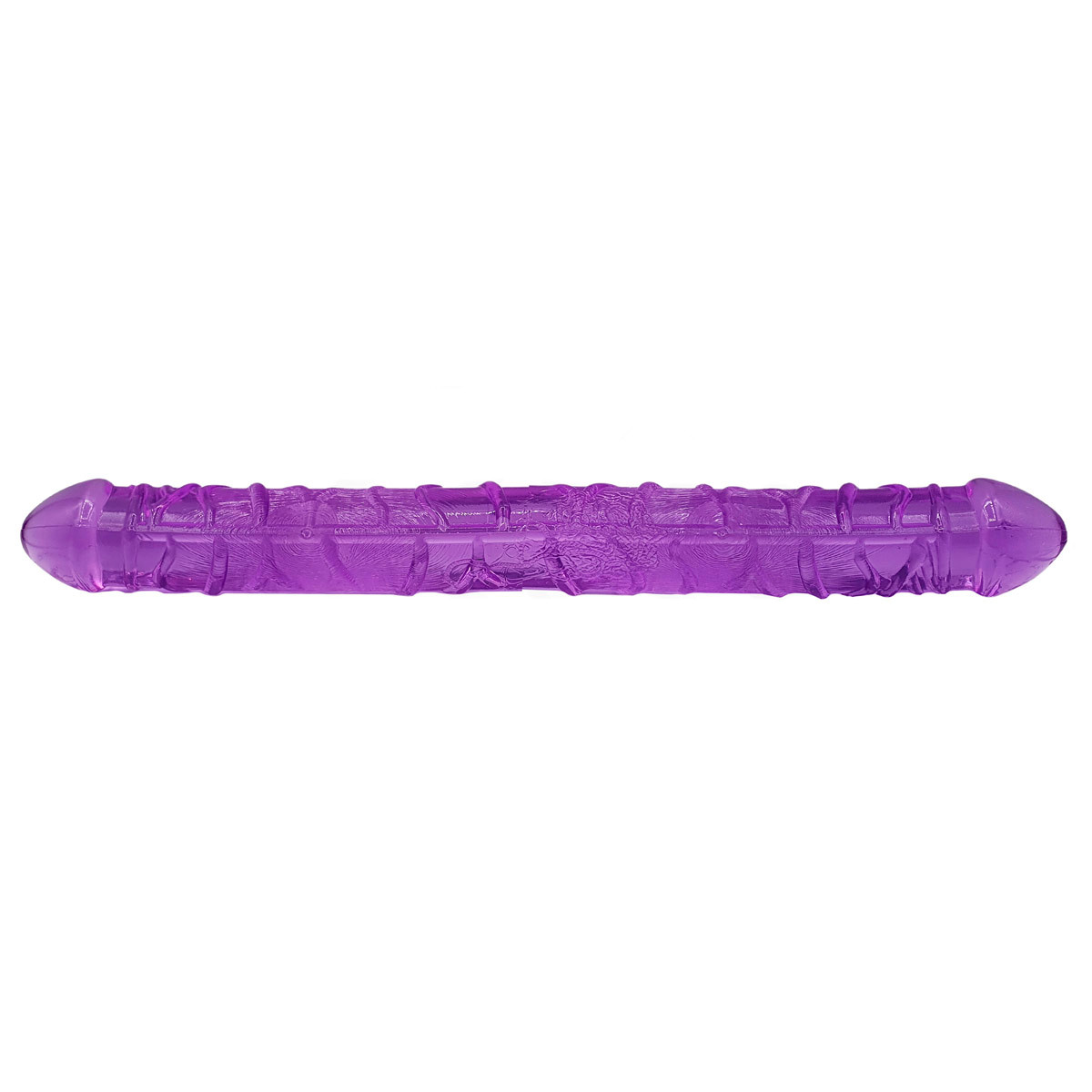 Prótese Peniana Dupla em Silicone com Glande Definida e Veias Salientes - Purple | 34 x 3,3 cm | Disponível em 2 Cores - 3