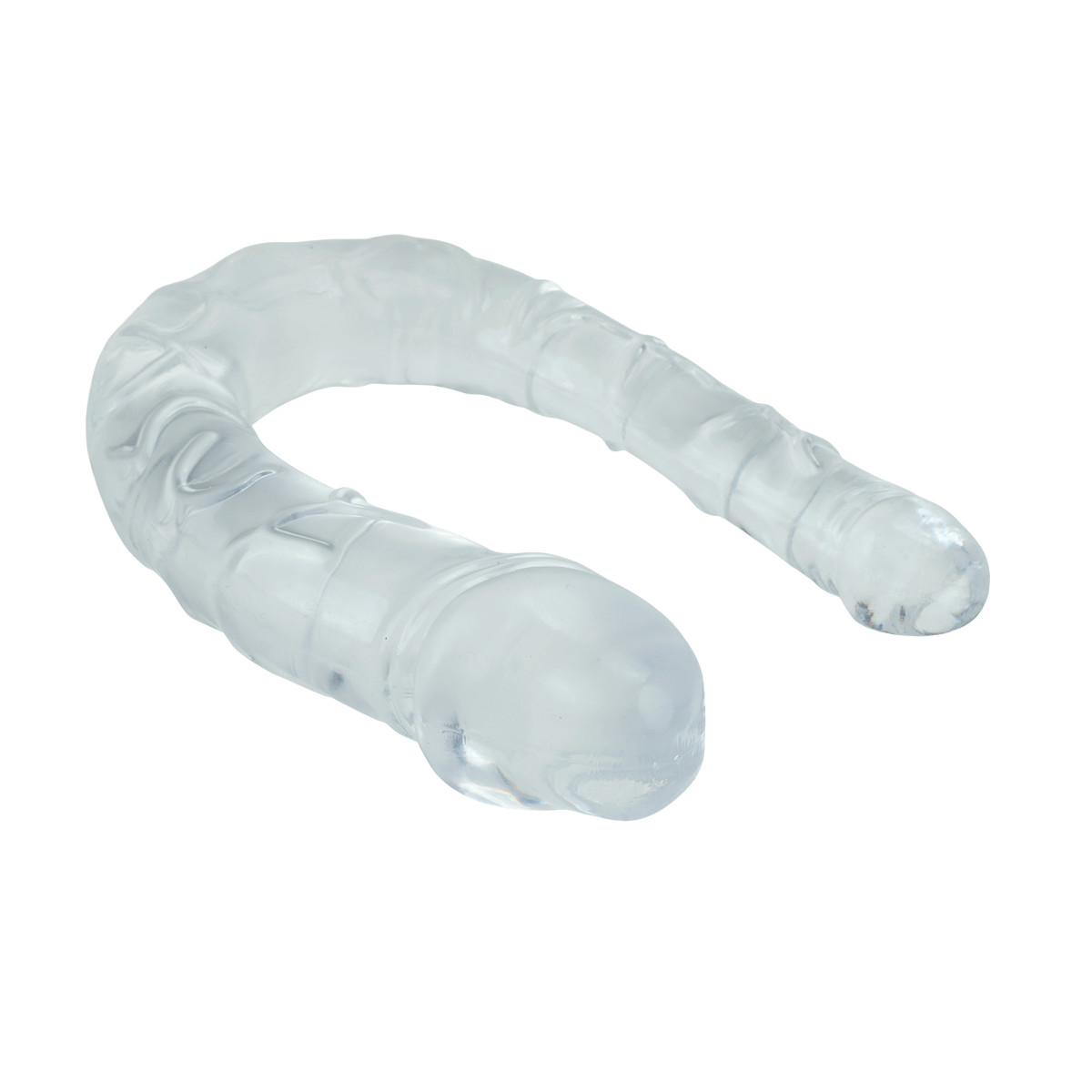 Prótese Peniana Dupla em TPE com Formato "U", Graduação de Tamanho, Veias Saltadas e Glande Definida - 41 x 4,3 cm - 3