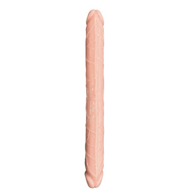 Prótese Peniana Dupla em TPR com Glande Definida e Veias Salientes - Being Fetish Double Dongs 15.5" | 38 x 3,8 cm