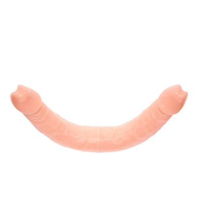 Foto 5 do produto Prótese Peniana Dupla com Vértebra, Glande Definida e Veias Realísticas - LyBaile Double Dong | 37 x 3,9 cm | Disponível em 2 Cores