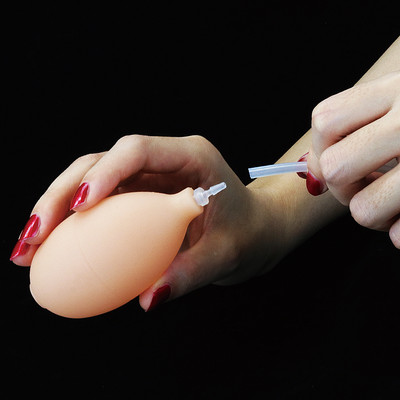 Foto 3 do produto Prótese Peniana Ejaculadora Realística em TPE - Lovetoy Soft Ejaculation Cock | 18,5 x 4 cm