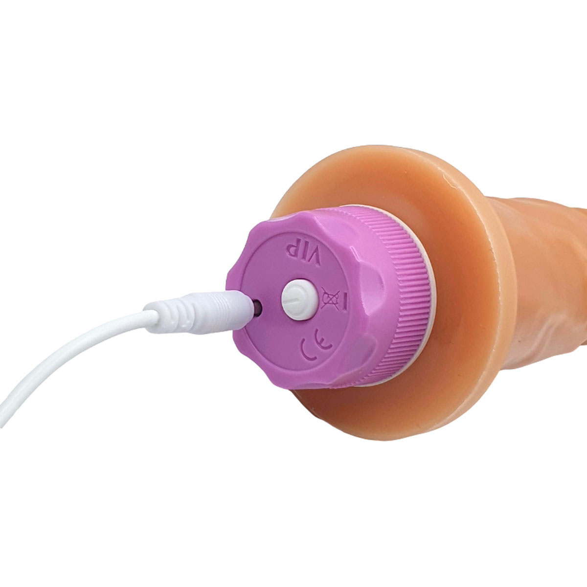 Prótese Peniana no Formato de Pênis Realístico com Glande Definida, Pequenas Veias Salientes e 12 Modos de Vibrações - Sexy Fantasy | 15,5 x 4,9 cm - 4