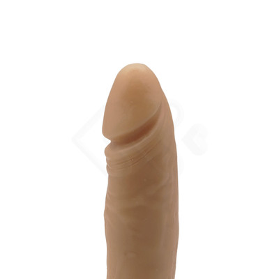 Foto 4 do produto Prótese Peniana no Formato de Pênis Realístico com Glande Definida, Veias Salientes e Base Achatada - Pura Luxúria | 11,5 x 2,6 cm
