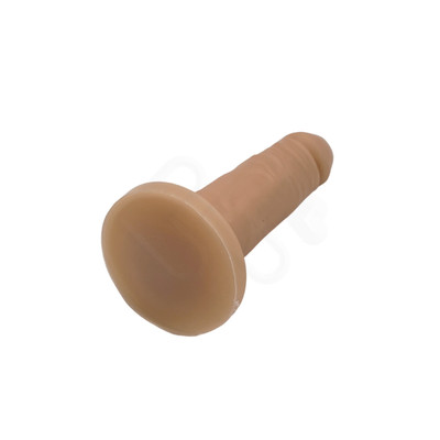 Foto 5 do produto Prótese Peniana no Formato de Pênis Realístico com Glande Definida, Veias Salientes e Base Achatada - Pura Luxúria | 11,5 x 2,6 cm