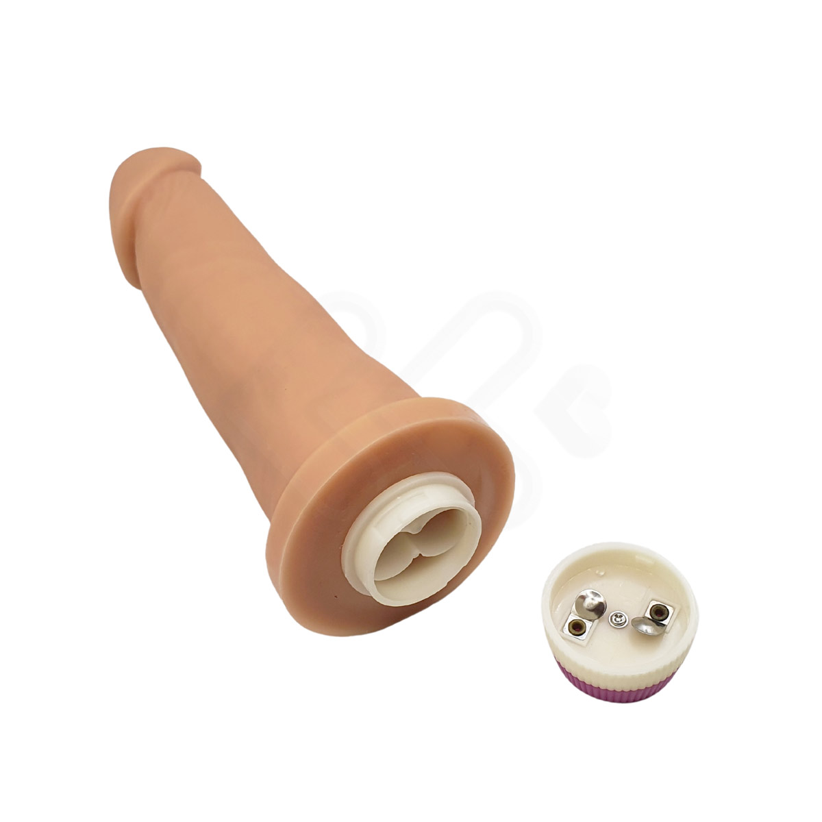 Prótese Peniana no Formato de Pênis Realístico com Glande Definida e Vibração Multivelocidade - Pura Luxúria | 18,8 x 4,7 cm - 4