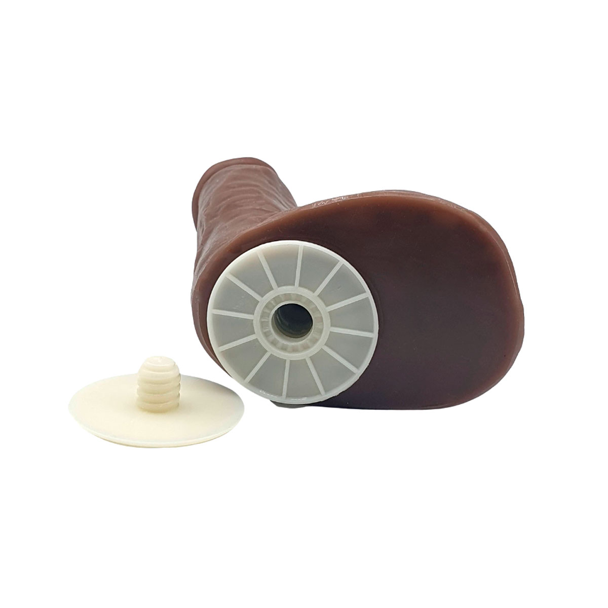 Prótese Peniana com Glande Definida, Veias salientes, Escroto e Encaixe para Cinta Peniana - Magic Sexy | Disponível em 3 Cores - 4