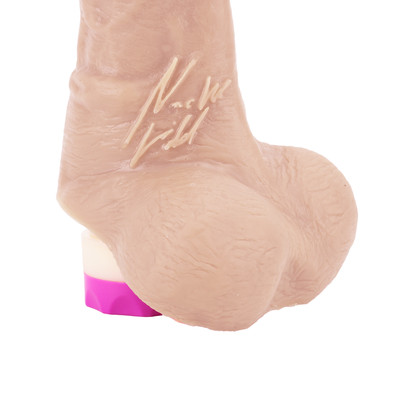 Foto 4 do produto Prótese Peniana com Glande Definida, Veias Salientes, Escroto e Vibração Multivelocidade - Magic Sexy | 18,5 x 5,5 cm | Disponível em 3 Cores