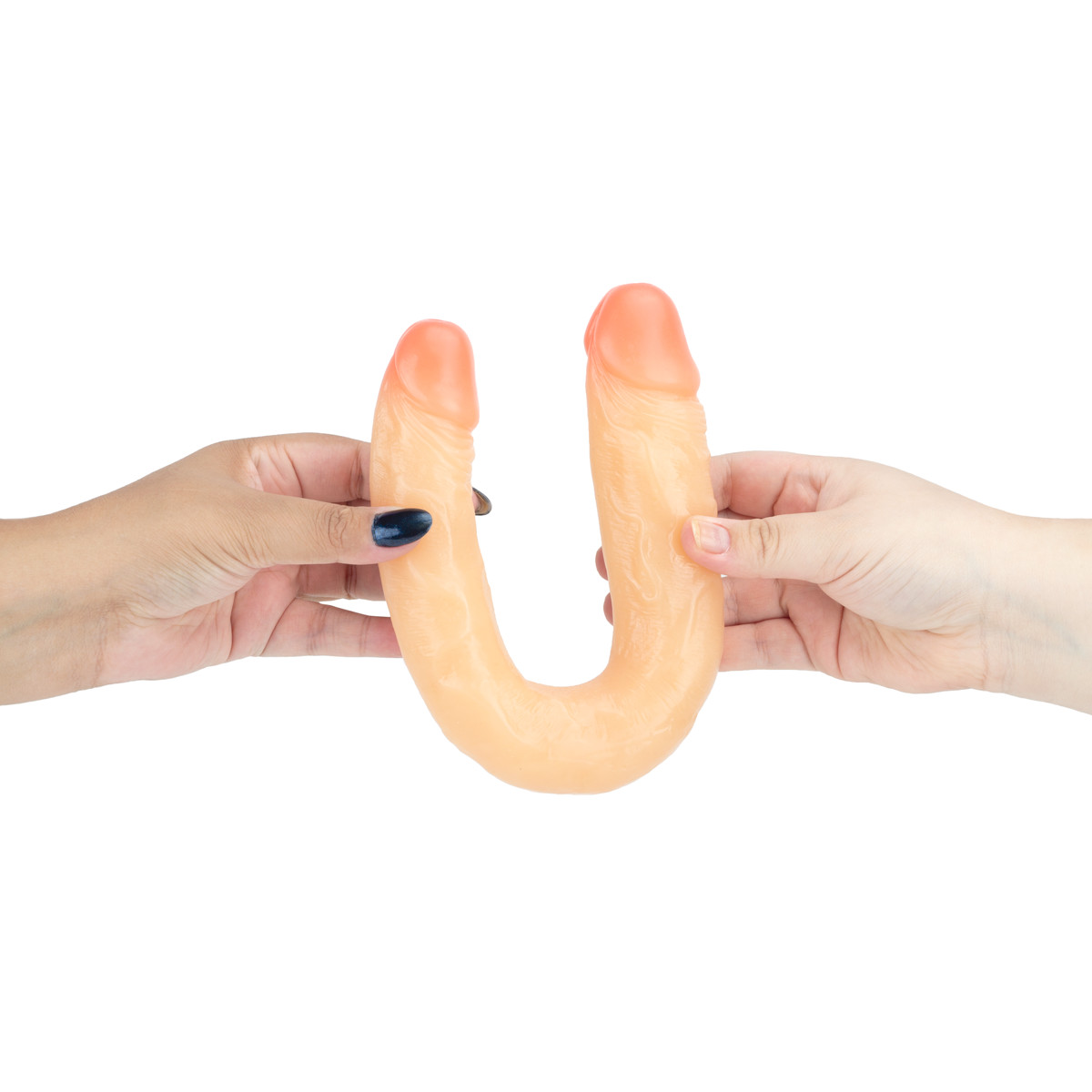 Prótese Peniana com Ponta Dupla, Veias Salientes e Glande bem Delineada - Chisa Her-Her Overlap #02 | 43 x 4 cm - 3