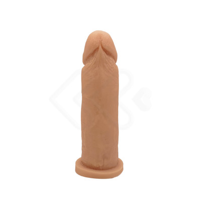 Foto 3 do produto Prótese Peniana em PVC Atóxico com Glande Definida e Base Achatada - Pura Luxúria | 15 x 4 cm