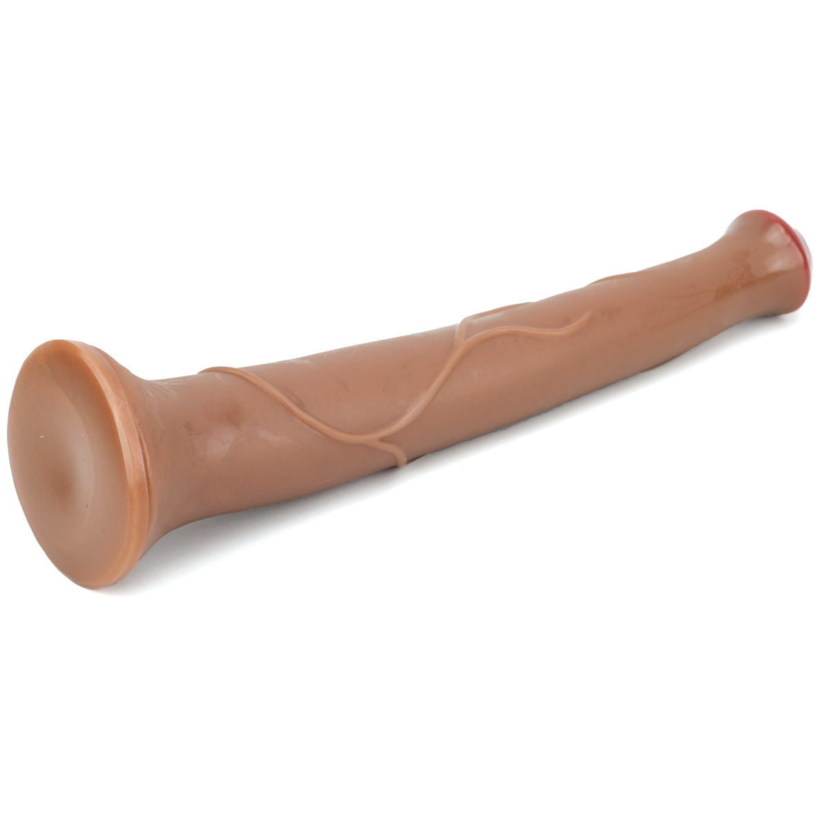Prótese Peniana Realista de Cavalo com Base Achatada - Adão & Eva Big Horse | 37 x 6,5 cm | Disponível em 2 Cores - 3