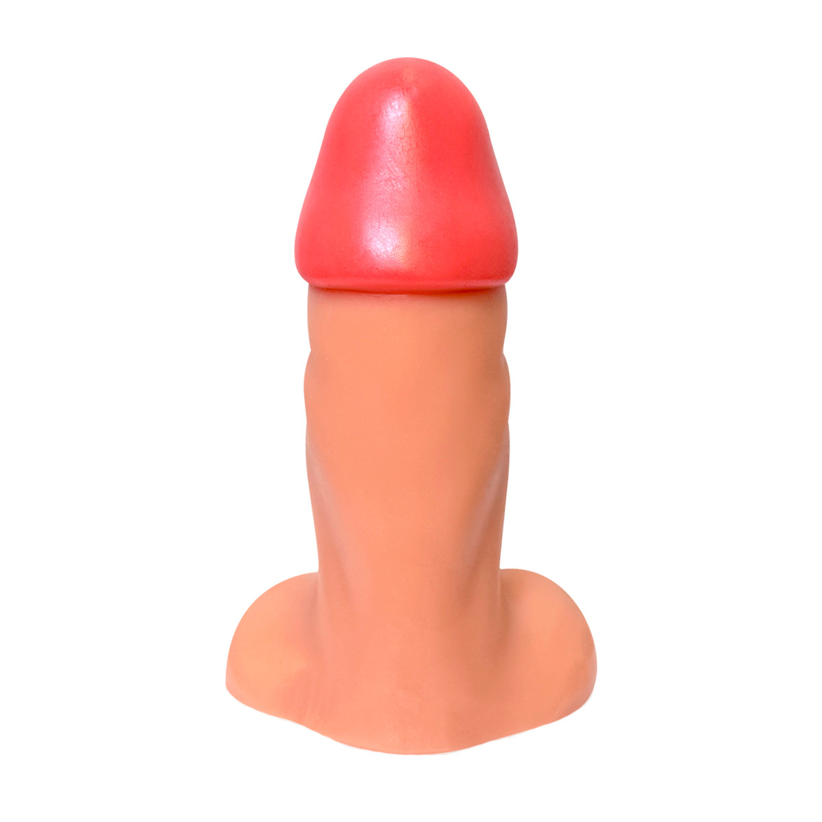 Prótese Peniana Realista com Glande Avantajada, Escroto Dividido e Base Achatada - Adão & Eva Hércules | 15 x 5,9 cm - 2