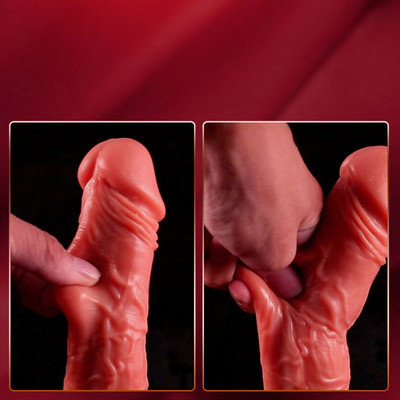 Foto 9 do produto Prótese Peniana Realística com 10 Modos de Vibração, Ventosa na Base, Função de Aquecimento e Controle Remoto Sem Fio - Lilo We Love Vibrators Spark Wand - 14,5 x 3,5 cm | Disponível em 2 Cores
