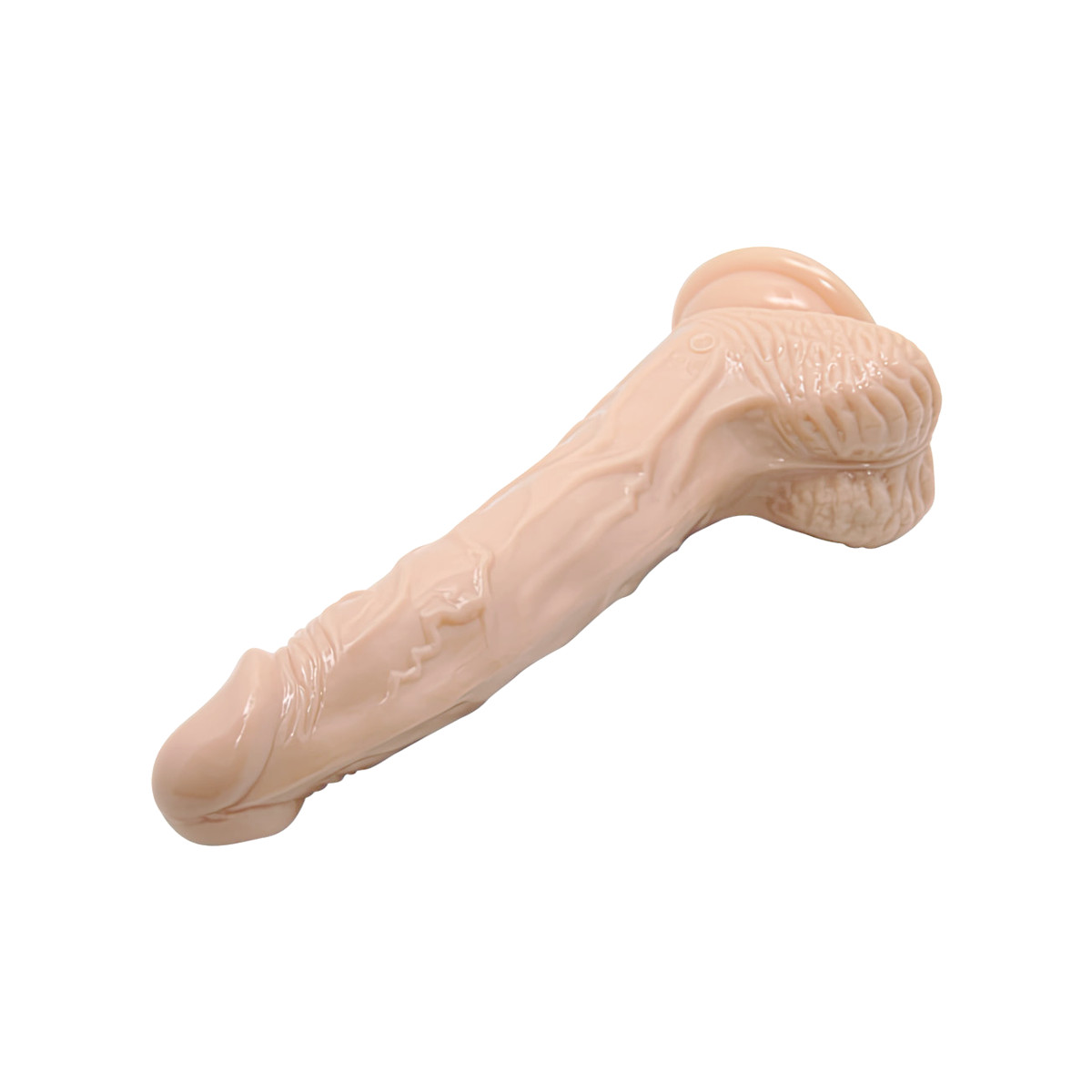 Prótese Peniana Realística com 7 Modos de Rotação, Escroto, Ventosa e Recarregável - Baile Beautiful Bodach 8.3" | 17 x 3,8 cm - 6