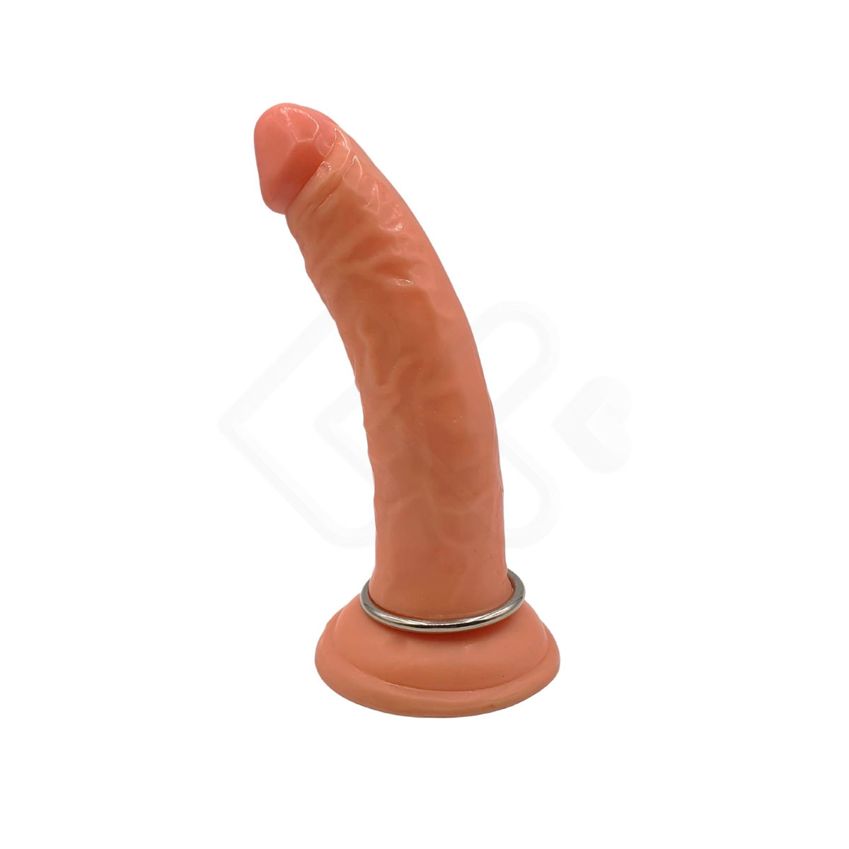 Prótese Peniana Realística com Anel, Cinta Ajustável e Base em Ventosa - Adão & Eva Fetiche Strap On Series - 16,3 x 3,6 cm | Disponível em 4 Cores - 12