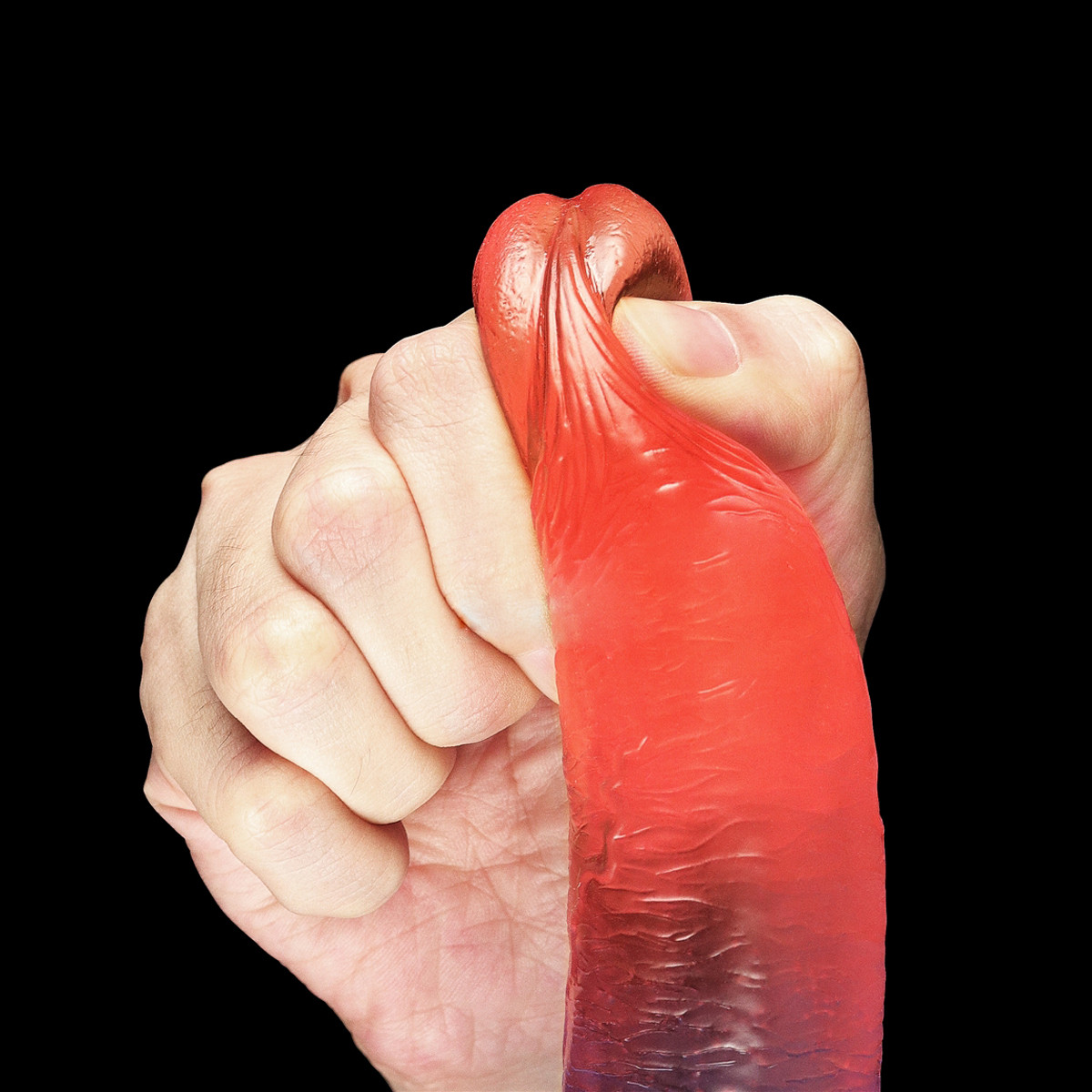 Prótese Peniana Realística Bicolor com Escroto e Base em Ventosa - Dazzle Studs 7.5 | 12,8 x 3,1 cm - 6