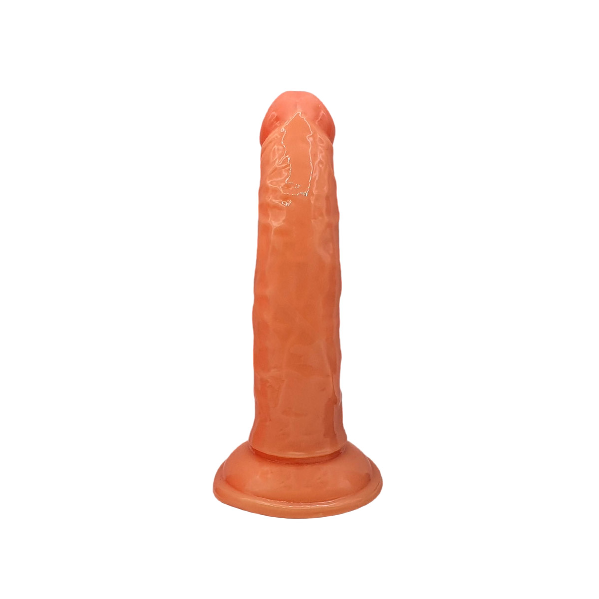 Prótese Peniana Realística com Corpo Levemente Curvado e Base em Ventosa - Adão & Eva | 15,5 x 4 cm | Disponível em 3 Cores - 2