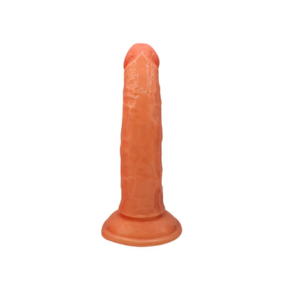 Foto 2 do produto Prótese Peniana Realística com Corpo Levemente Curvado e Base em Ventosa - Adão & Eva | 15,5 x 4 cm | Disponível em 3 Cores