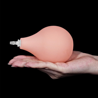 Foto 4 do produto Prótese Peniana Realística Ejaculadora com Escroto em TPE - Lovetoy Squirt Extreme Dildo | 18,5 x 4,4 cm