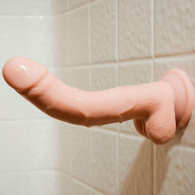 Foto 4 do produto Prótese Peniana Realística Flexível com Escroto em TPE e Ventosa - Evolved Real Supple Poseable 9.5 | 18 x 4 cm