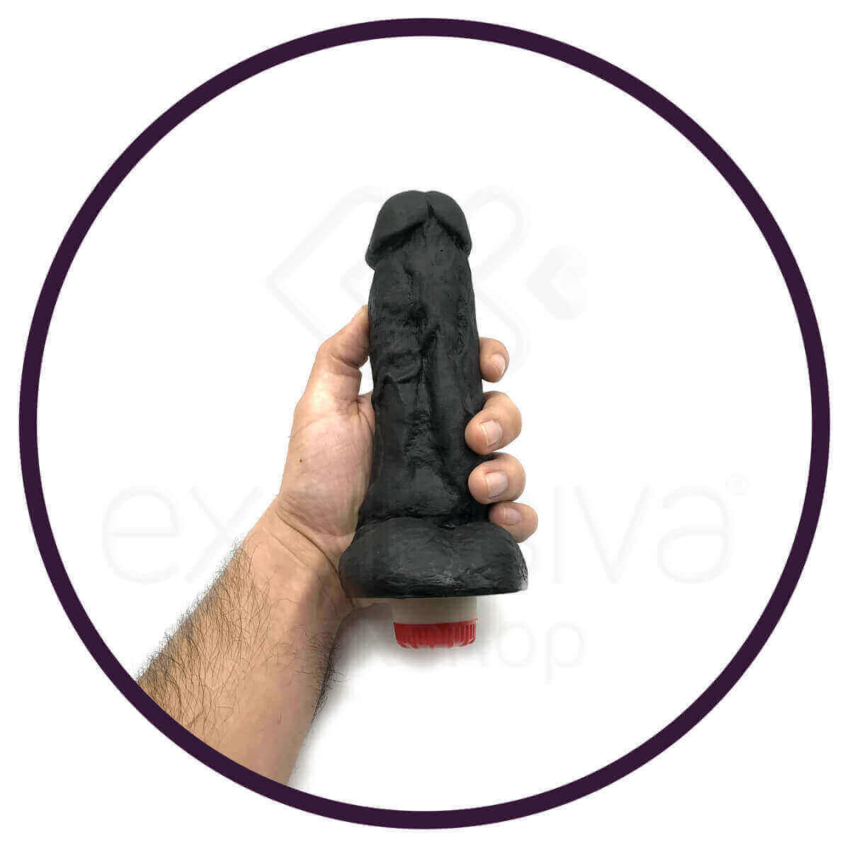 Prótese Peniana Realística com Glande Definida, Escroto e Vibração Multivelocidade - Real Peter Jamanta | 15,5 x 5,4 cm | Disponível em 3 Cores - 11