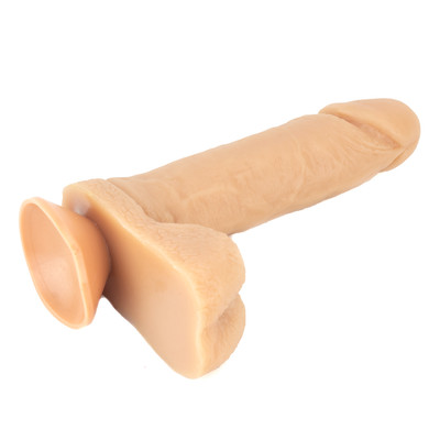 Foto 3 do produto Prótese Peniana Realística com Glande Definida, Veias Salientes, Escroto e Base em Ventosa - Sexy Fantasy My Dick | 16 x 4,2 cm