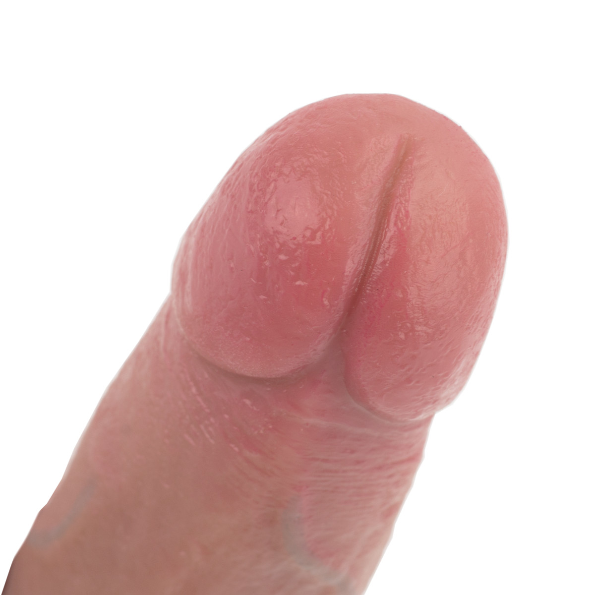 Prótese Peniana Realística com Glande, Escroto e Ventosa - LoveToy Dual Layered Platinum Silicone Cock 7" | 14 x 3,7 cm - 5