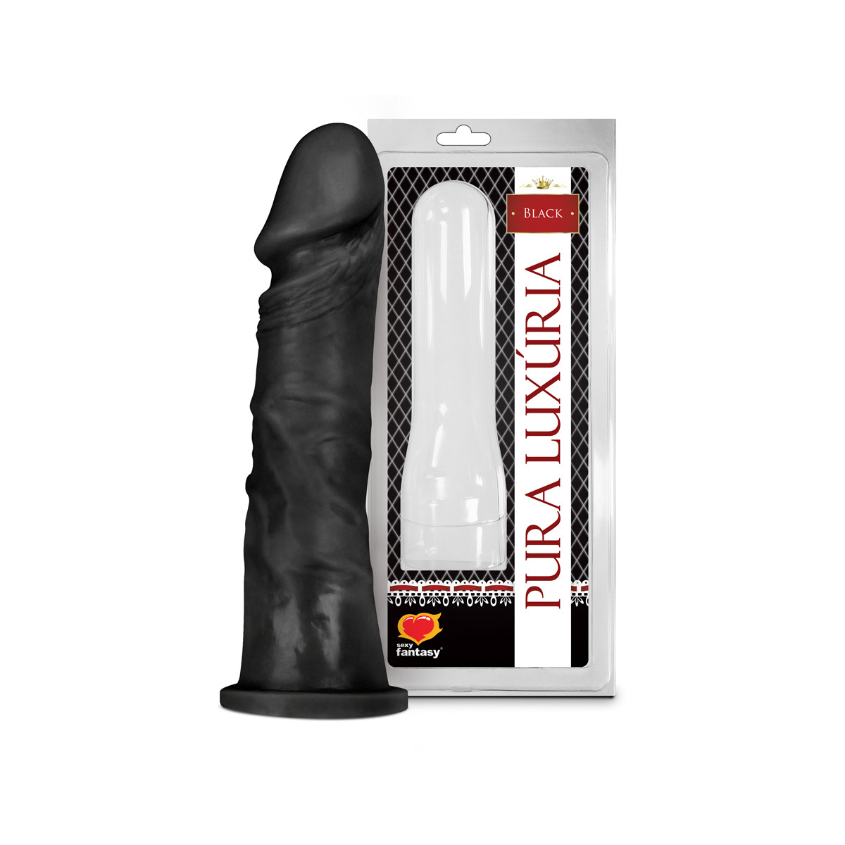 Prótese Peniana Realística em PVC Atóxico com Base Achatada - Pura Luxúria | 16,8 x 3,6 cm | Disponível em 4 Cores - 6