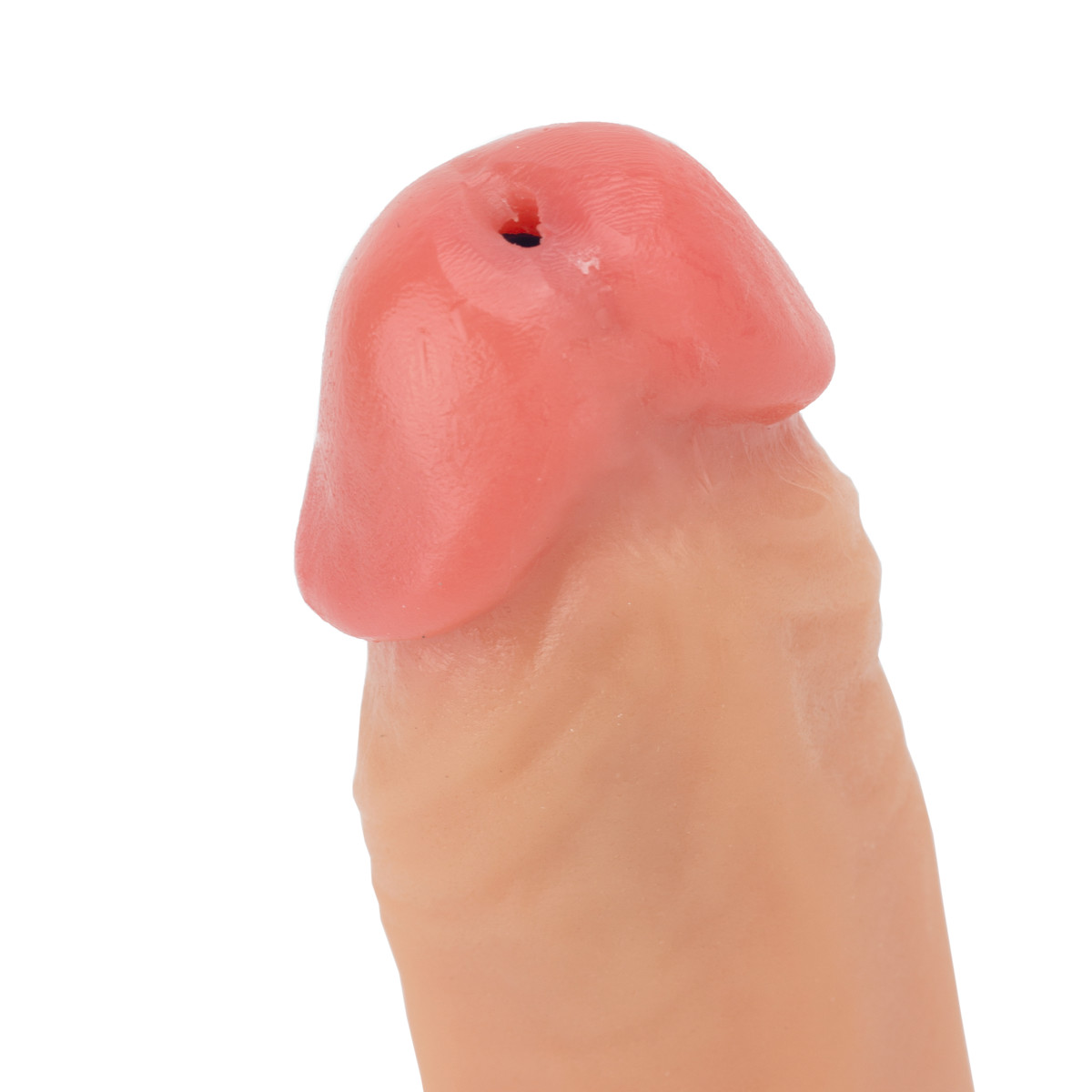 Prótese Peniana Realística que Ejacula com Glande Delineada, Veias e Ventosa - Exclusiva Getto | 18,2 x 4,4 cm - 5