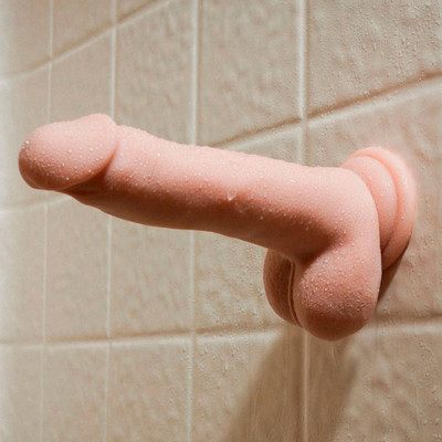 Foto 2 do produto Prótese Peniana Realística em Silicone Flexível com Escroto e Ventosa - Evolved Real Supple Poseable 7.75 | 14,5 x 4 cm