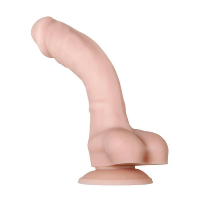 Foto 2 do produto Prótese Peniana Realística em Silicone Flexível com Escroto e Ventosa - Evolved Real Supple Silicone Poseable 8.25" | 16 x 3,2 cm