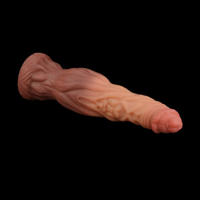 Foto 7 do produto Prótese Peniana Realística em Silicone com Glande, Veias, Texturas e Ventosa - LoveToy 9.5" | 23 x 6,1 cm