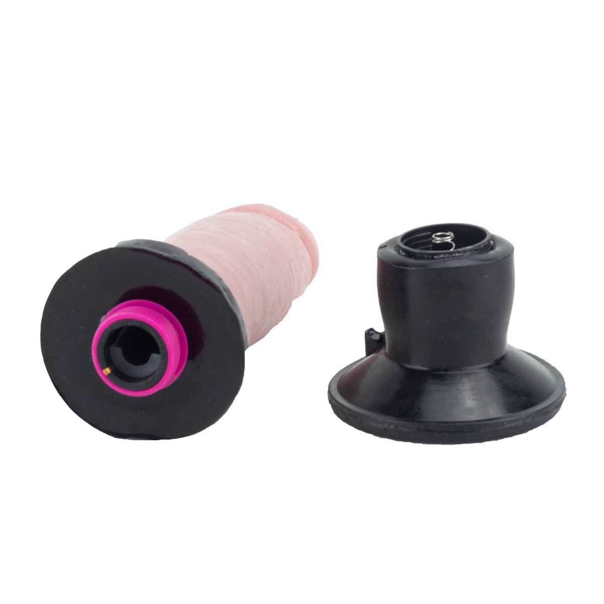 Prótese Peniana Realística em Silicone com Ventosa, Vibração Única, Glande Definida e Corpo Liso -  Innamorata Versátil N°47 | 15 x 4,4 cm - 3