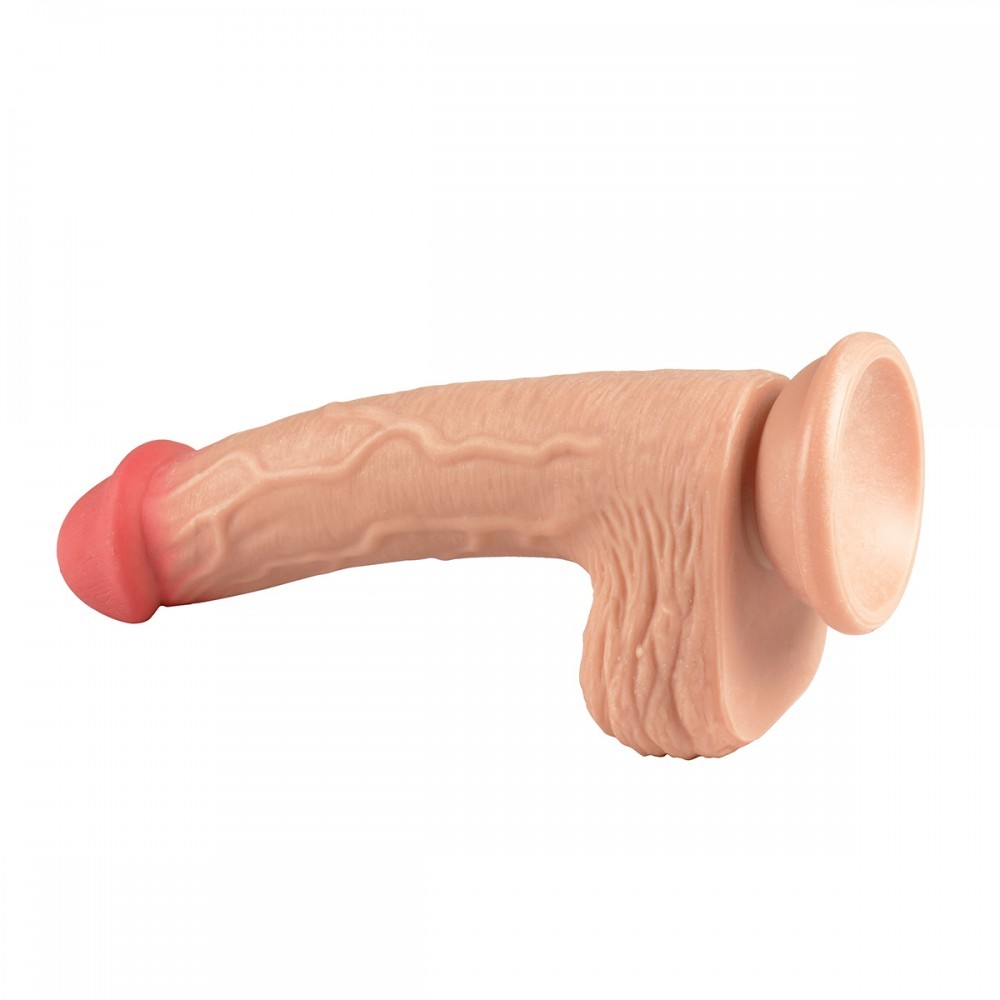 Prótese Peniana Realística com Texturas de Veias, Glande Definida e Escroto - Vip Mix | 15 x 3,7 cm - 5